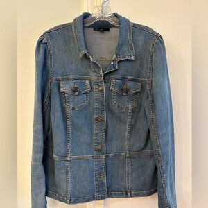 Denim Jacket - Peplum - Talbots